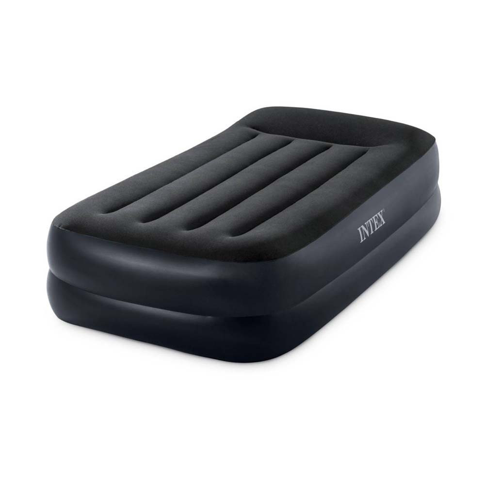 Надувне ліжко Intex 64122, 99 х 191 х 42 см, вбудований електронасос. Односпальне