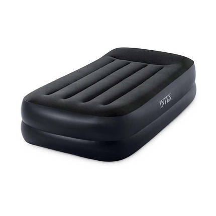 Надувне ліжко Intex 64122, 99 х 191 х 42 см, вбудований електронасос. Односпальне, фото 1