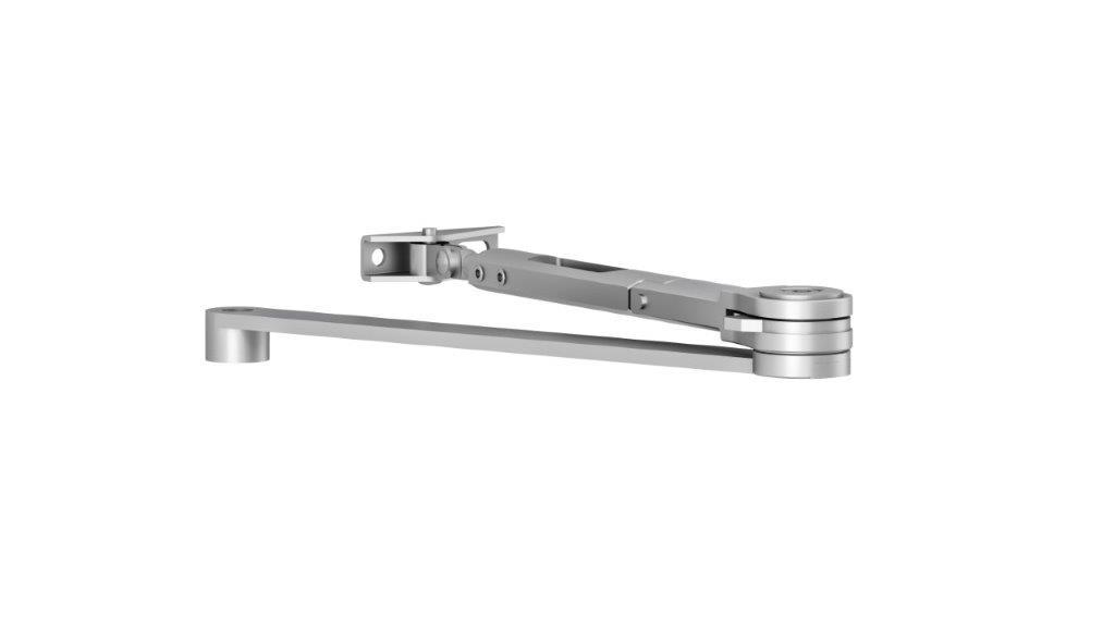 Важільна тяга з фіксацією серебро EV1, ASSA ABLOY DC110/140