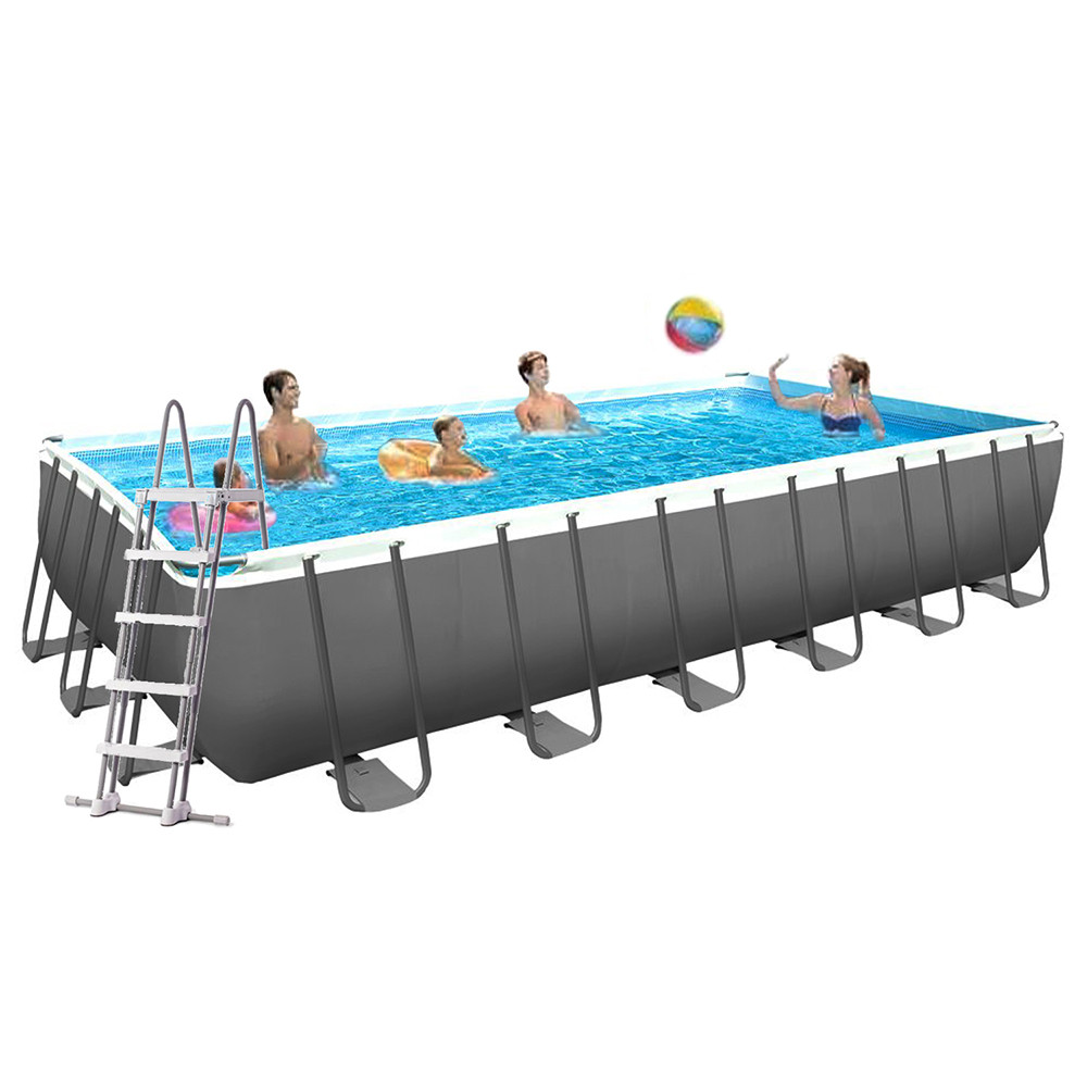 Каркасний басейн Intex 26368-1, 732 х 366 х 132 см (драбина, тент, підстилка, сітка)