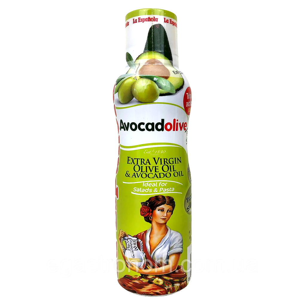Олія мікс оливкової + авокадової олій спрей Ла Іспанола La Espanola 200ml 12шт/ящ (Код: 00-00017229), фото 1