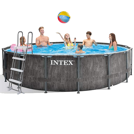 Каркасний басейн Intex 26742-1, 457 x 122 см (тент, підстилка, драбина), фото 1