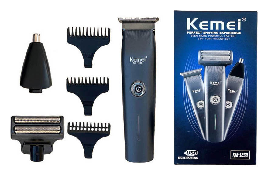 Тример 3в1 Kemei KM-1258, фото 1