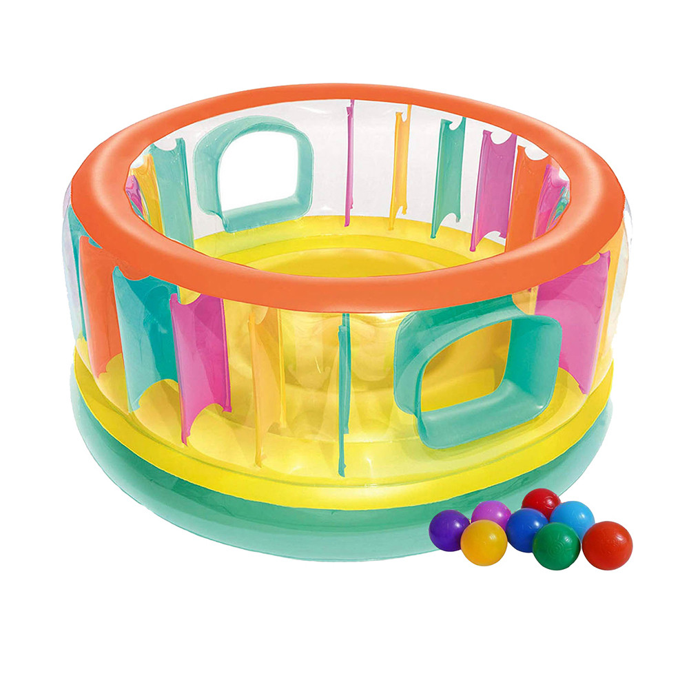 Надувний батут Bestway 52262-1 "Bounce Jam Bouncer", 180 х 86 см, з кульками 10 шт.