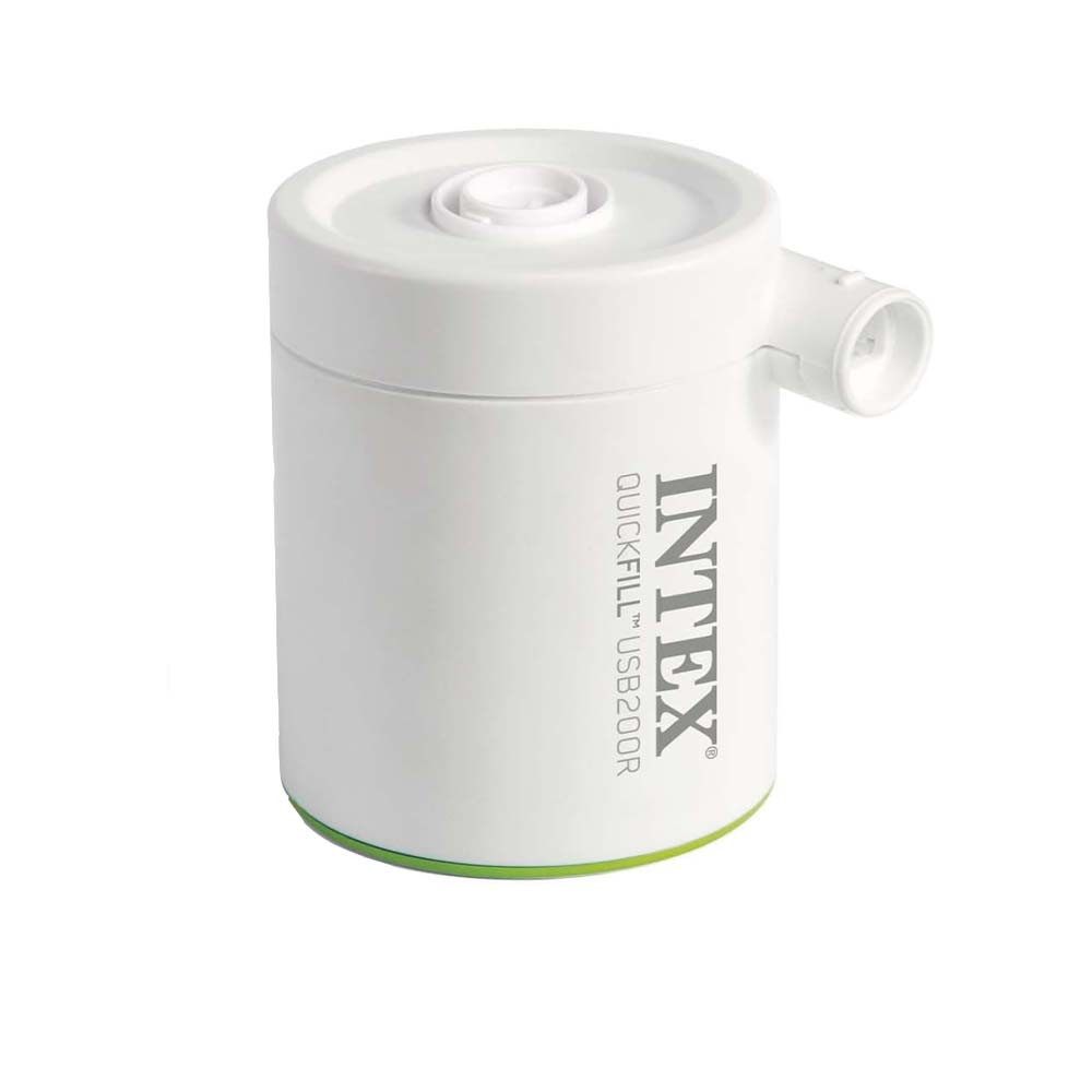 Електричний насос для надування Intex 66637, (200 л/хв, портативний елетричний, підключення USB )