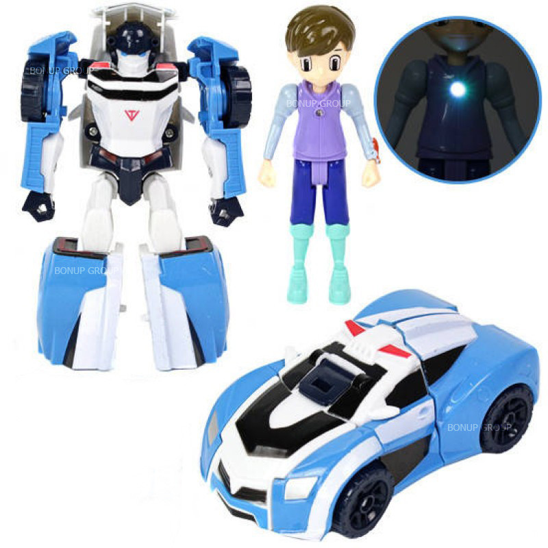 Робот-трансформер Athlon Тоботі фігурка Райан та робот Торнадо mini Tobot, фото 1