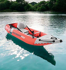 Надувний човен-байдарка EXPLORER Intex 68303 з алюмінієвими веслами, 305*91 см