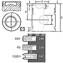 Поршень з кільцями Ø 102 MM  двигуна Cummins 4BTA, 6BT, 6DTA  B6T-590, фото 3