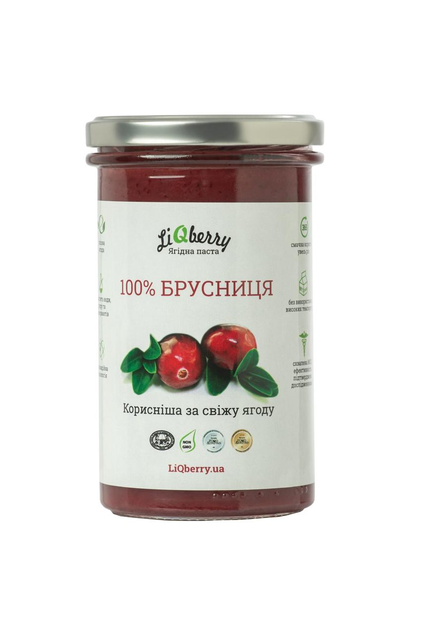 Бруснична паста LiQberry 545 мл