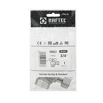 Кран Шаровой 3/4" RAF-Germany В-В з накидною гайкою кутовий Black Метелик, фото 4