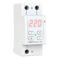 Реле контролю напруги  ZUBR D2-40 red (100-420V/8800VA/40А/50Hz)