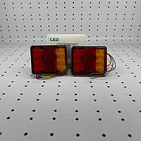 Ліхтар LED задній (120х95х22) 12/24/30V 12 led діодів+20см провід