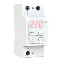 Реле контролю напруги  ZUBR D2-63 red (100-420V/13900VA/63А/50Hz)