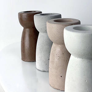 Бетонний підсвічник.Свічник.Підставка для свічок