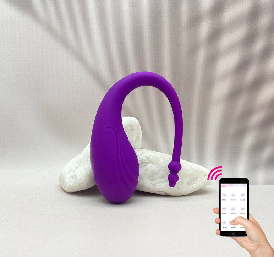 Смарт віброяйце Wo-sex Cl-16 APP з додатком. 9 режимів вібрації, фото 1