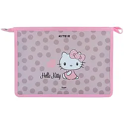 Папка на блискавці Kite Hello Kitty HK24-428, A4+