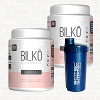 Натуральний білковий коктейль ізолят  Bilko Польща 2х450 грам 30 порцій + Шейкер у комплекті