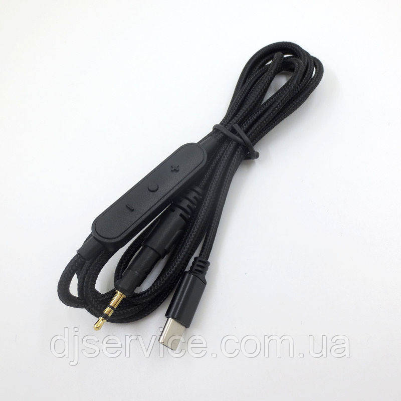 Кабель (шнур) в обплетенні TYPE-C для Audio-Technica ATH M50x M40x M60x M70x Sennheiser Urbanite L XL