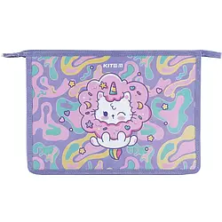 Папка на блискавці Kite Rainbow Catcorn K24-428-1, A4+