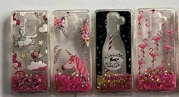 Чохол акваріум-блискітки для Samsung Galaxy A6+ SM-A605FN