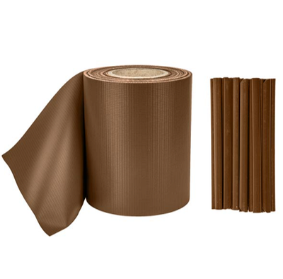 Стрічка для паркану 19 см x 35 м, 450 г/м², коричнева, в коробці, Bradas