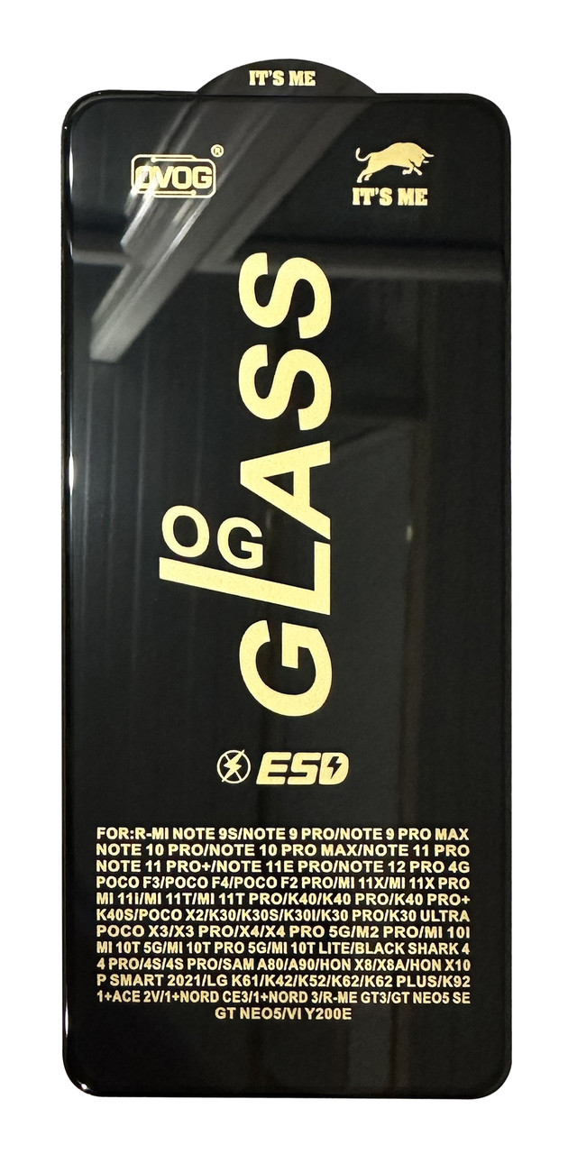 Захисне скло ITS ME для Xiaomi Redmi Note 11T Pro Plus (Чорне), фото 1