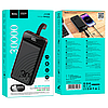 Повербанк Power bank з виходом type c PD і USB 30000мАг швидка зарядка 22.5W для телефону і планшета Hoco, фото 10