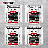 Тестер розеток ANENG АС28 чорний, фото 5