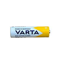 Лужні батарейки Varta АА LR6 10 штук у блістері, упаковка надійних пальчикових батарейок, фото 3