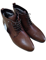 Чоловічі черевики шкіряні 39 коричневий