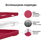 Чохол Silicone case для Samsung J4 Plus (23) Rose red бордовий, фото 5