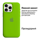 Чохол Kassel Silicone Full Case Protective для iPhone 14 Pro з мікрофіброю зелений Green, фото 2