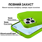 Чохол Kassel Silicone Full Case Protective для iPhone 14 Pro з мікрофіброю зелений Green, фото 4