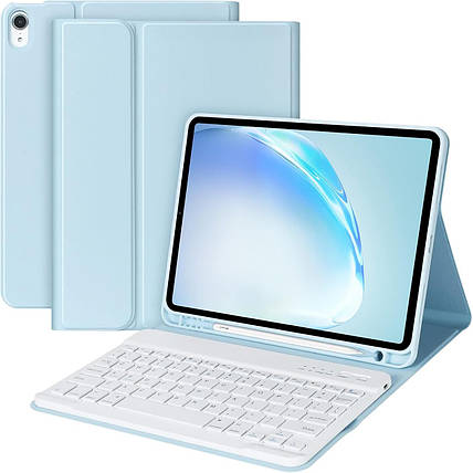 Чохол-клавіатура BQSS для iPad Air 11 дюймів (M2) 2024 року Бездротовий чохол-клавіатура для iPad Air 10,9 дю, фото 1