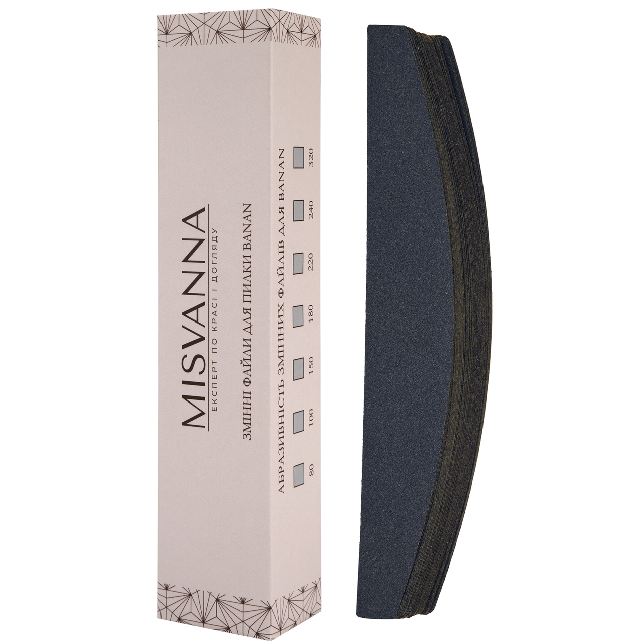 Змінні абразиви для пилки MISVANNA ban 180 гритів, 50 шт. напівкруг NEW