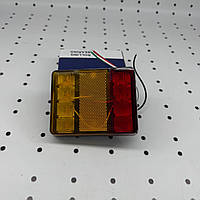Ліхтар LED задній 120 х 95 х 22; 12/24/30V; 8 led діодів; + 20 см провід