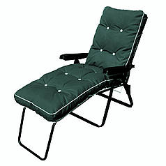 Шезлонг металевий Melissa teksilk Виробництво Італія зелений