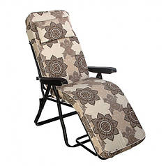 Шезлонг металевий JODIE DRALON Виробництво Італія Бежевий