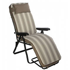 Шезлонг металевий JODIE DRALON Виробництво Італія Бежевий