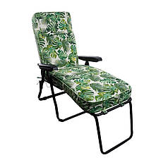 Шезлонг JANET тканина лонета Багамас зеленая Производство Италия