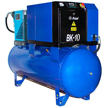 Гвинтовий компресор Лідер 10EN-500Д 8 барів із осушувачем повітря