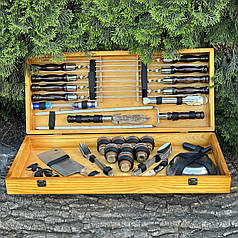 Подарунковий Набір шампурів Магнат ручної роботи Світлий