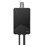 Антенний підсилювач ТВ сигналу DVB-T/T2, HDTV 4K/1080p, з посиленням 29DB, VHF/UHF з USB живленням, адаптер, фото 5