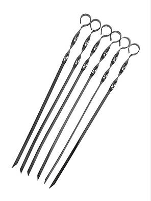Шампур сталевий 470х10х1.5мм, фото 1