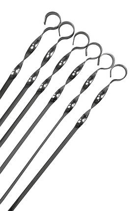 Шампур сталевий 470х10х1.5мм, фото 2