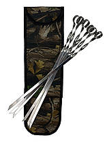 Шампур сталевий 470х10х1.5мм, фото 4