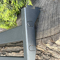 Передній стіл для мангалів з розбірною дровницею на 9 шампурів, фото 4