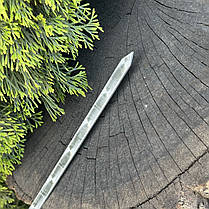 Шампур із дерев'яною ручкою 740х12х3мм Темне дерево, фото 3