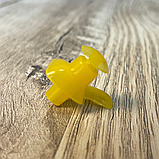 Силіконові беруші для плавання, беруші для серфінгу, м'які беруші для плавання Hechpro жовті (4934), фото 7