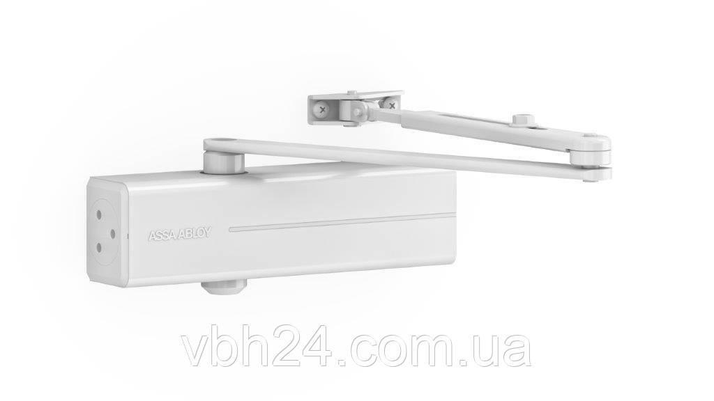 Доводчик із ножицями білий, ASSA ABLOY DC140